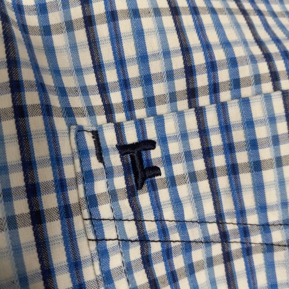 Panhandle Shirt Men's XL Tuf Cooper Performance Plaid Western Rodeo Cowboy Gorp - Picture 7 of 14